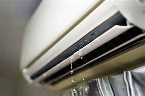 why does ac leak water